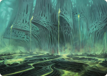 Swamp Art Card [Phyrexia: All Will Be One Art Series] | Total Play