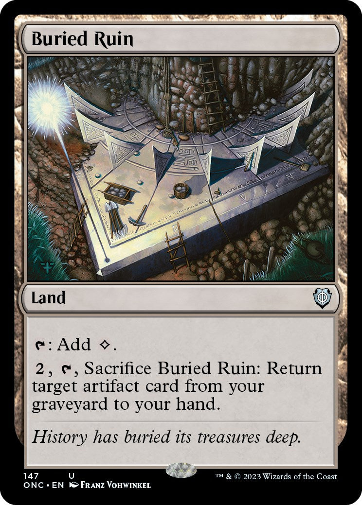 Buried Ruin [Phyrexia: All Will Be One Commander] | Total Play