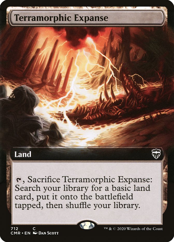 Terramorphic Expanse (Extended Art) [Commander Legends] | Total Play