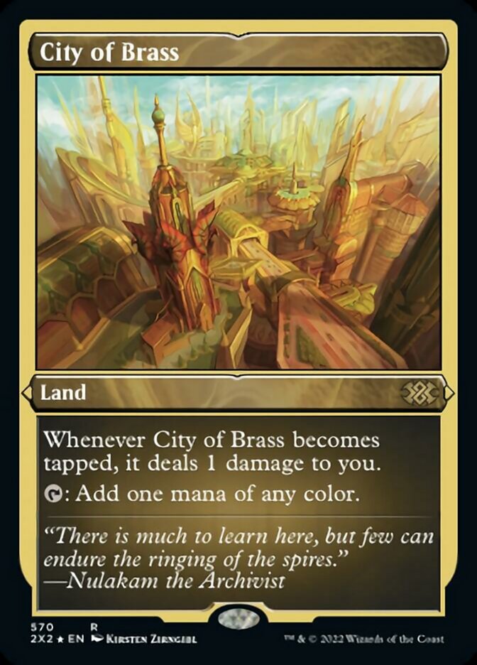 City of Brass (Foil Etched) [Double Masters 2022] | Total Play