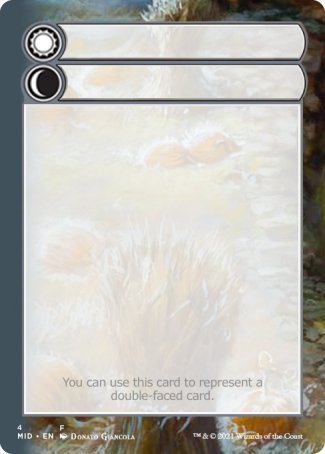 Helper Card (4/9) [Innistrad: Midnight Hunt Tokens] | Total Play