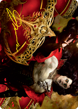 Bloodvial Purveyor Art Card (Gold-Stamped Signature) [Innistrad: Crimson Vow Art Series] | Total Play