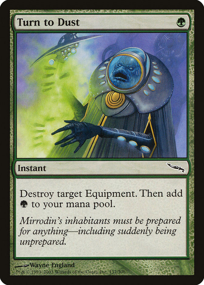 Turn to Dust [Mirrodin] | Total Play