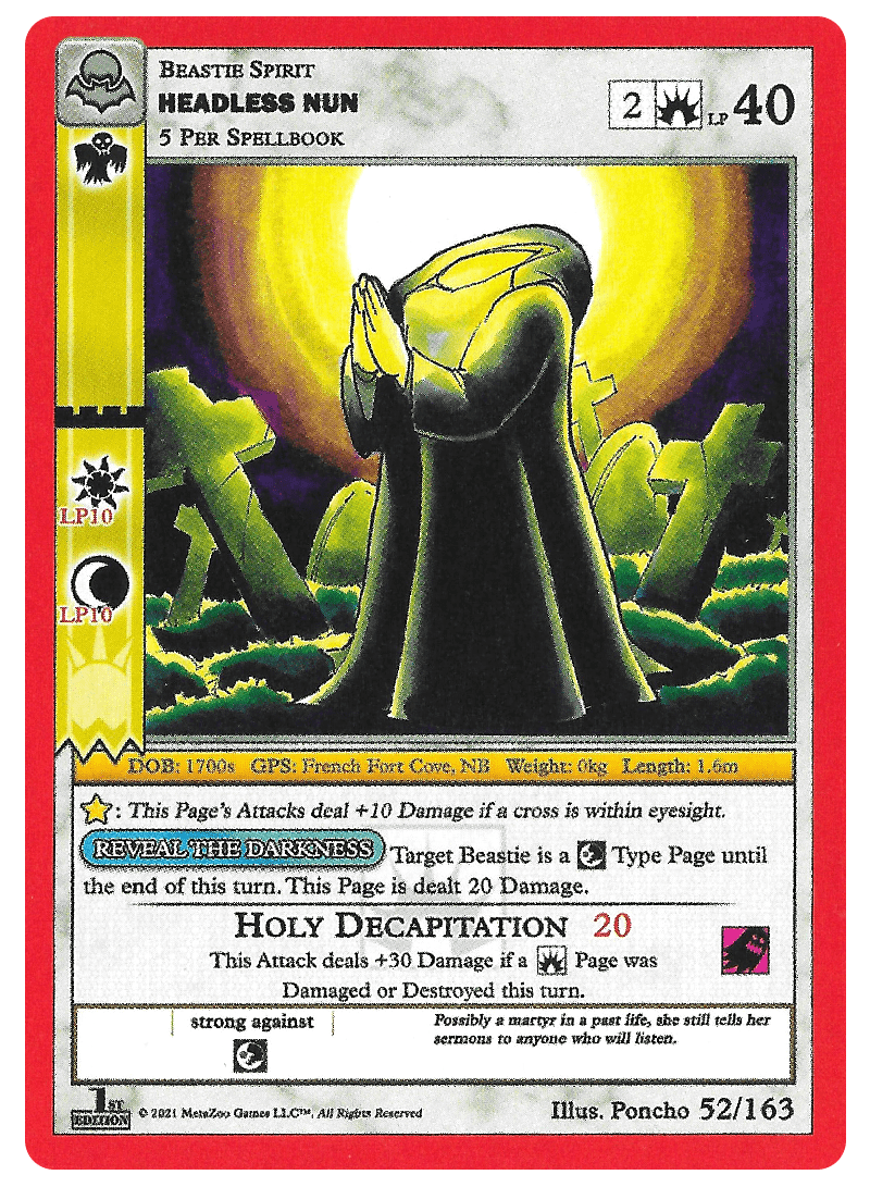 Headless Nun [Cryptid Nation: Nightfall First Edition] | Total Play