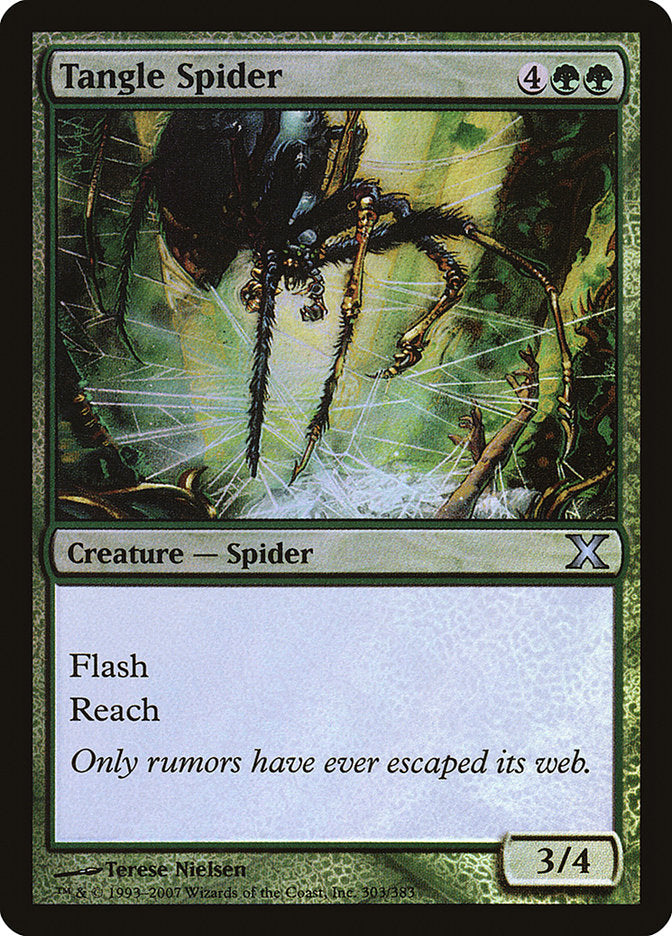 Tangle Spider (Premium Foil) [Tenth Edition] | Total Play