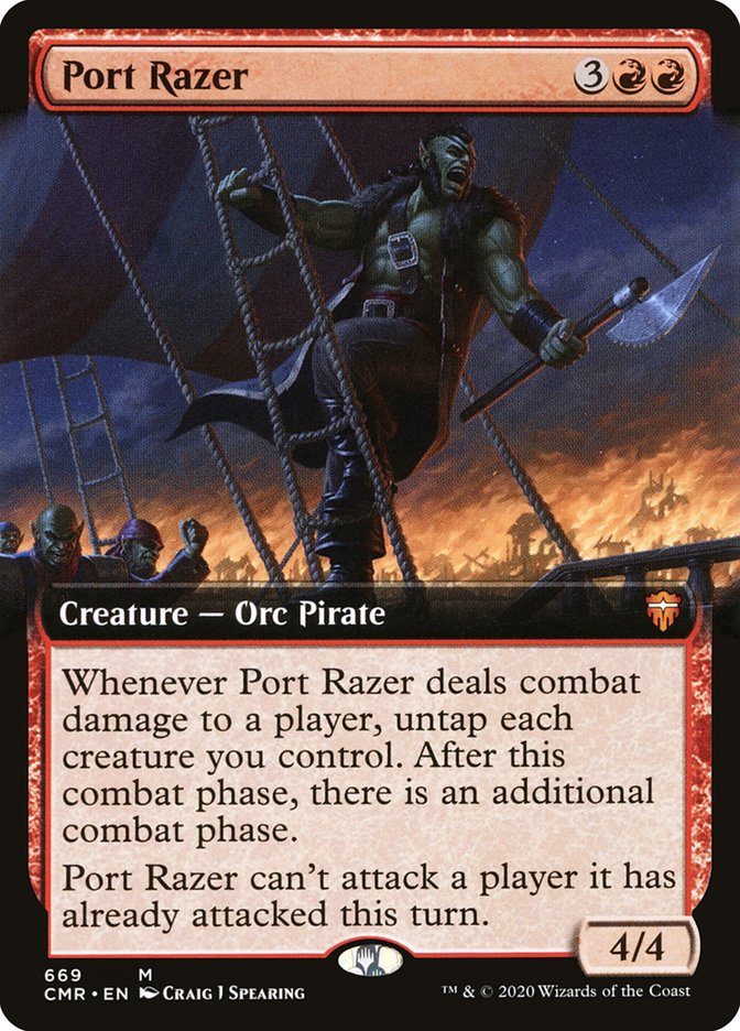 Port Razer (Extended Art) [Commander Legends] | Total Play