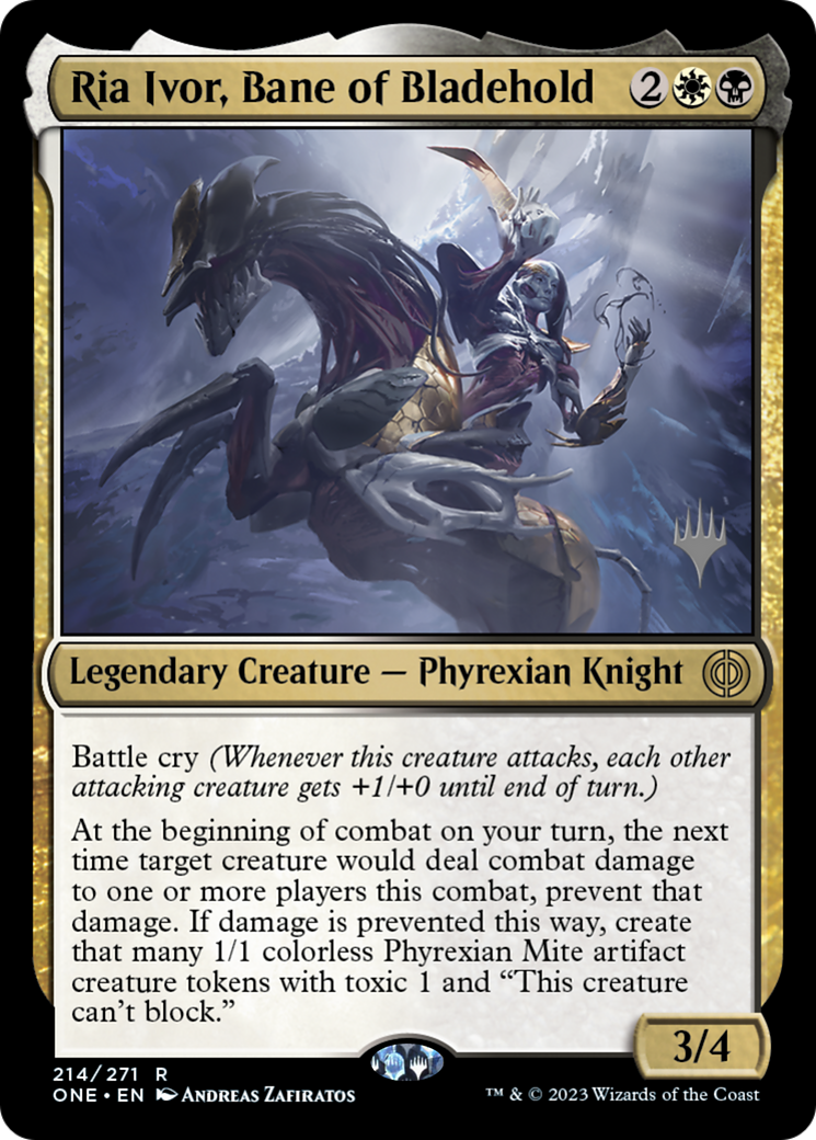 Ria Ivor, Bane of Bladehold (Promo Pack) [Phyrexia: All Will Be One Promos] | Total Play