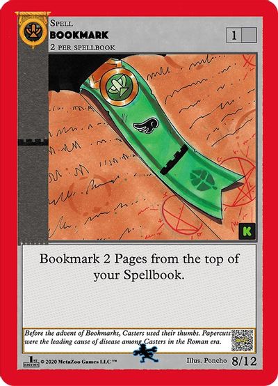 Bookmark (Kickstarter Edition) [Dingbelle Ring Leader Starter Deck] | Total Play