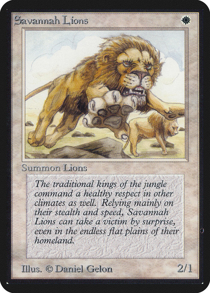 Savannah Lions [Alpha Edition] | Total Play