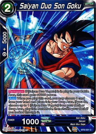 Saiyan Duo Son Goku (BT6-031) [Destroyer Kings] | Total Play