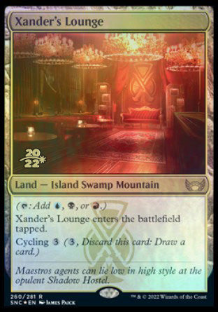 Xander's Lounge [Streets of New Capenna Prerelease Promos] | Total Play