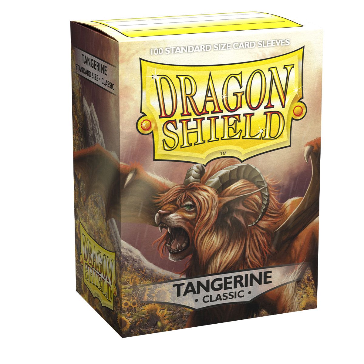 Dragon Shield: Standard 100ct Sleeves - Tangerine (Classic) | Total Play
