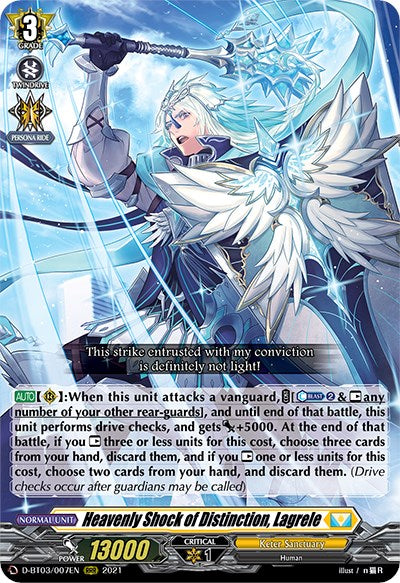Heavenly Shock of Distinction, Lagrele (D-BT03/007EN) [Advance of Intertwined Stars] | Total Play