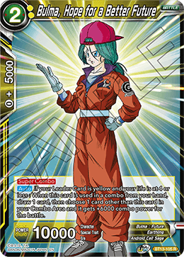Bulma, Hope for a Better Future (Rare) (BT13-105) [Supreme Rivalry] | Total Play
