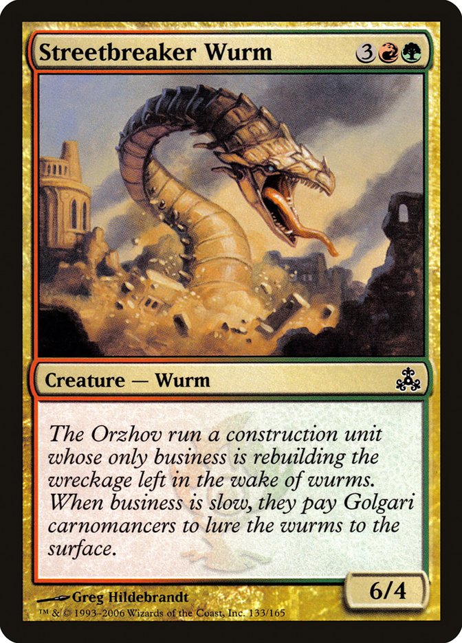 Streetbreaker Wurm [Guildpact] | Total Play