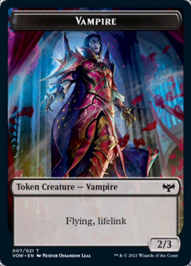 Vampire Token (007) [Innistrad: Crimson Vow Tokens] | Total Play