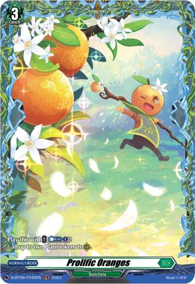 Prolific Oranges (D-BT09/FR40EN) [Dragontree Invasion] | Total Play