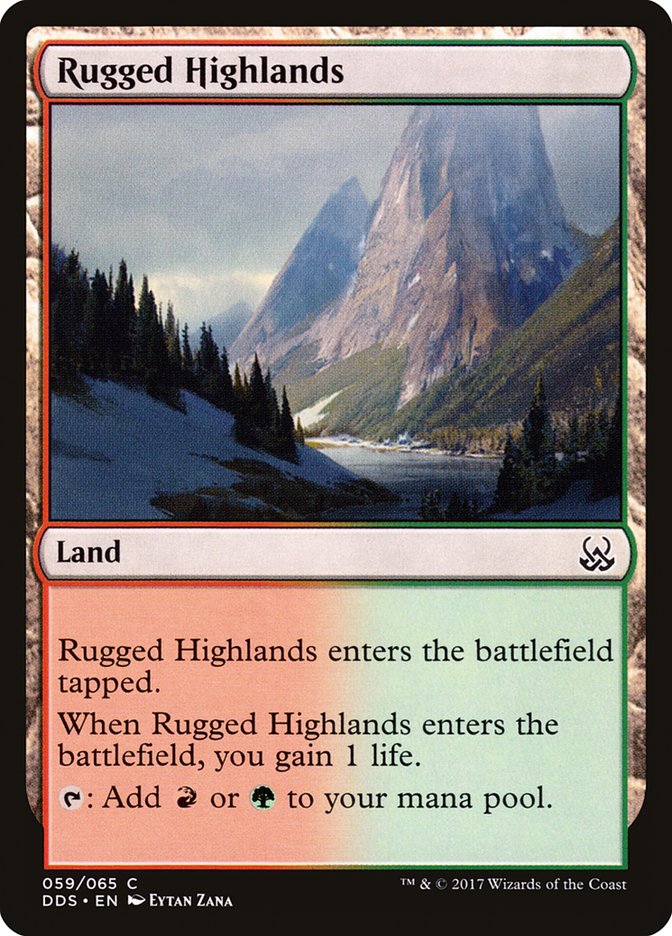 Rugged Highlands [Duel Decks: Mind vs. Might] | Total Play