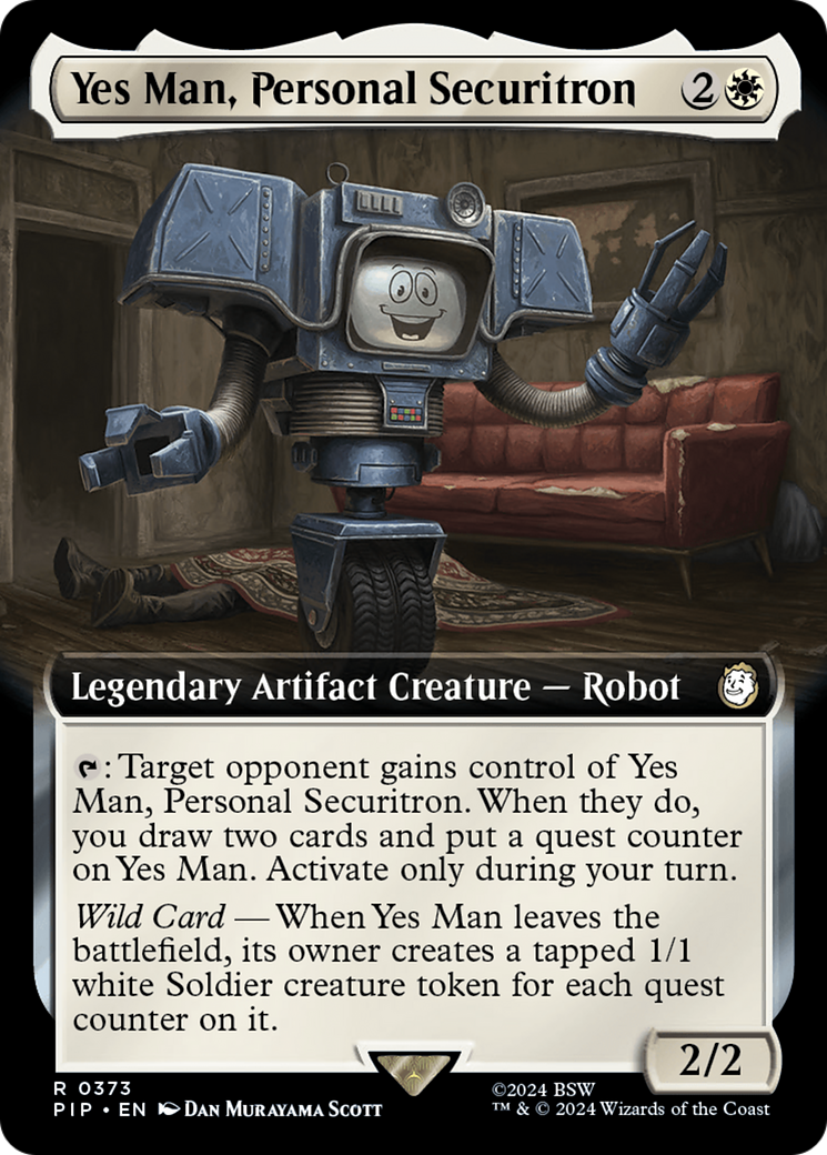 Yes Man, Personal Securitron (Extended Art) [Fallout] | Total Play