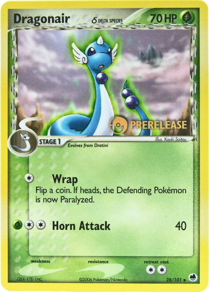 Dragonair (28/101) (Prerelease) [EX: Dragon Frontiers] | Total Play