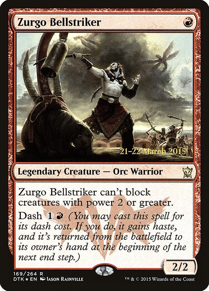 Zurgo Bellstriker [Dragons of Tarkir Prerelease Promos] | Total Play