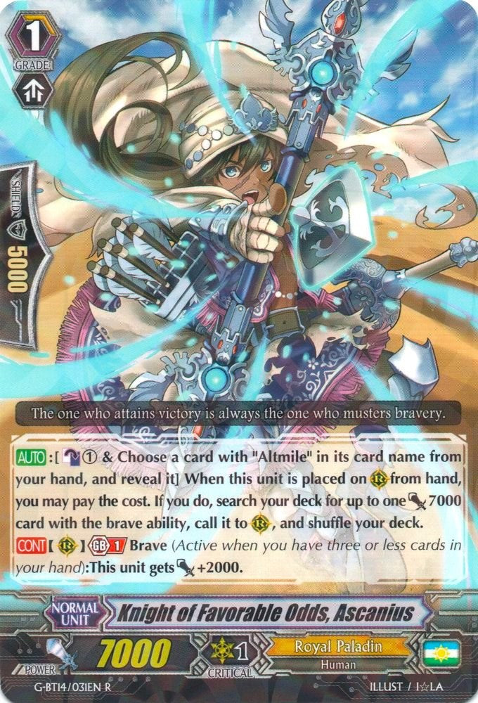 Knight of Favorable Odds, Ascanius (G-BT14/031EN) [Divine Dragon Apocrypha] | Total Play