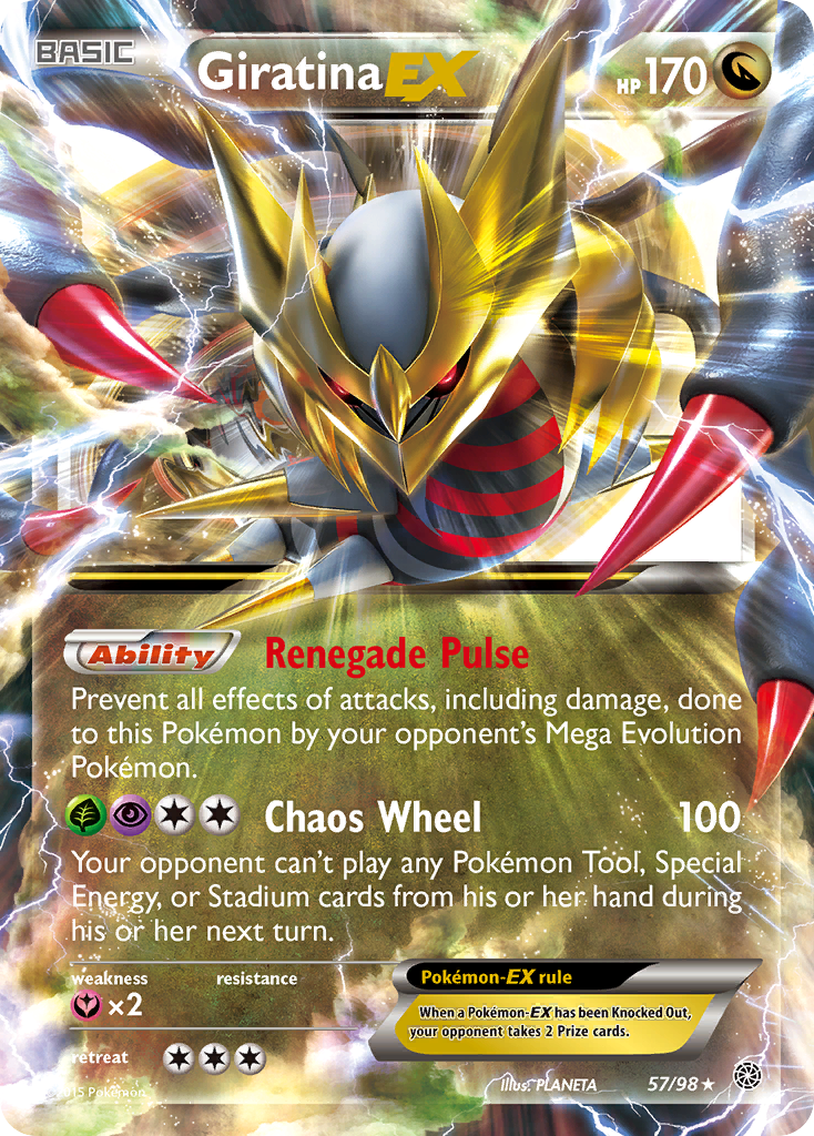 Giratina EX (57/98) [XY: Ancient Origins] | Total Play