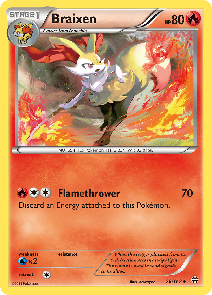 Braixen (26/162) [XY: BREAKthrough] | Total Play