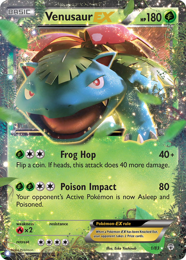 Venusaur EX (1/83) [XY: Generations] | Total Play