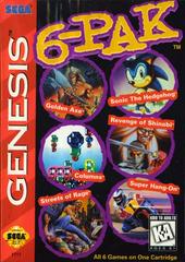 6-Pak [Cardboard Box] - Sega Genesis | Total Play