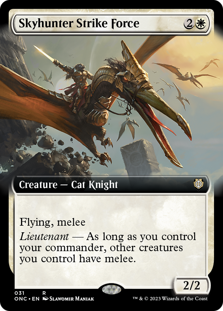 Skyhunter Strike Force (Extended Art) [Phyrexia: All Will Be One Commander] | Total Play