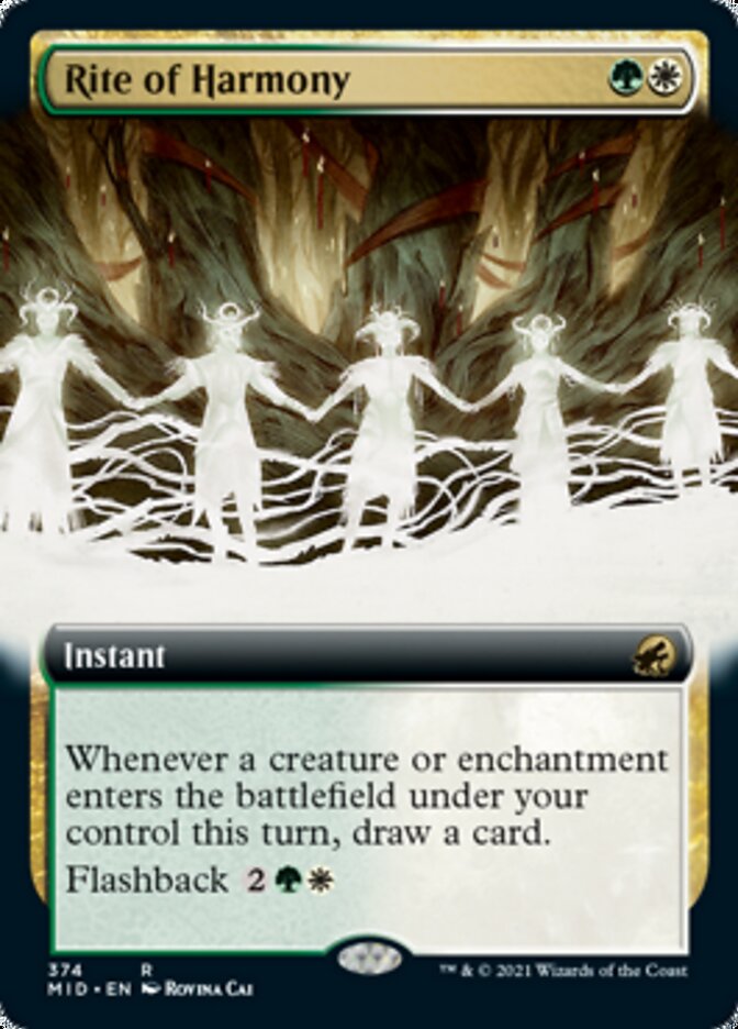 Rite of Harmony (Extended Art) [Innistrad: Midnight Hunt] | Total Play