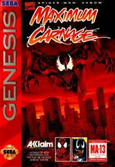 Spiderman Maximum Carnage [Cardboard Box] - Sega Genesis | Total Play