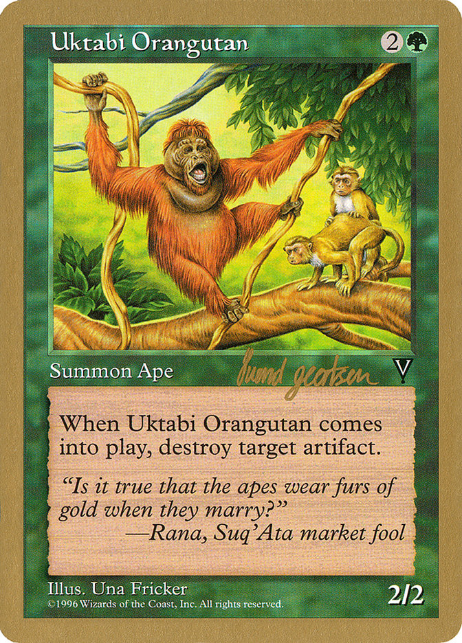 Uktabi Orangutan (Svend Geertsen) (SB) [World Championship Decks 1997] | Total Play