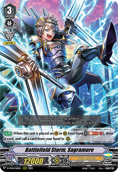 Battlefield Storm, Sagramore (D-VS04/018EN) [V Clan Collection Vol.4] | Total Play