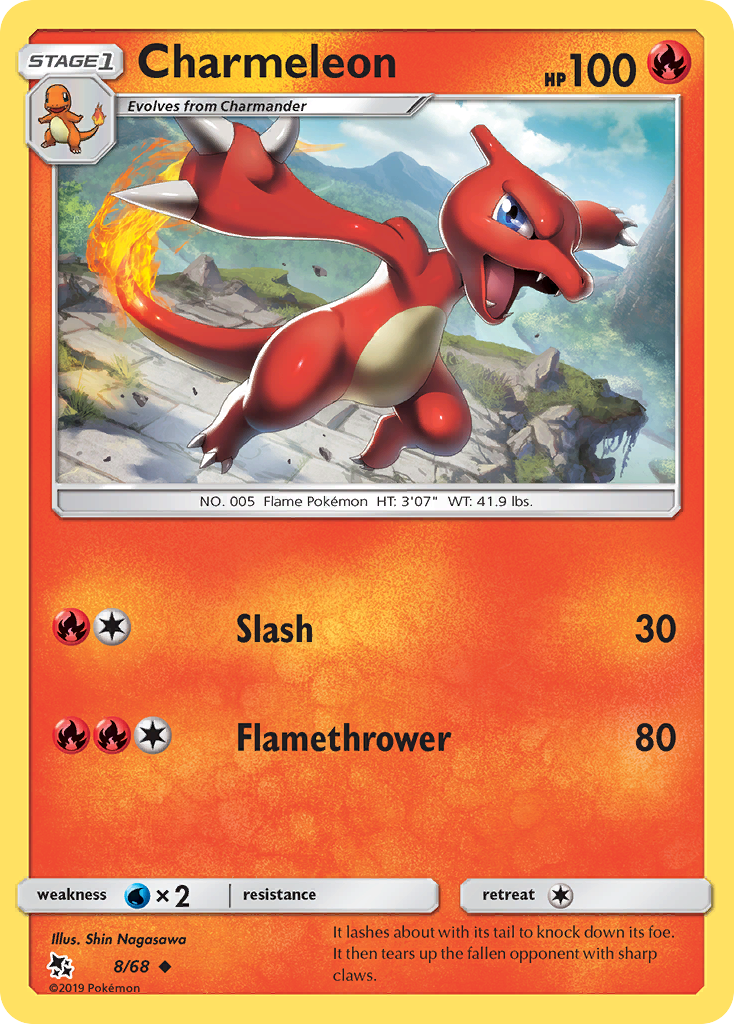 Charmeleon (8/68) [Sun & Moon: Hidden Fates] | Total Play