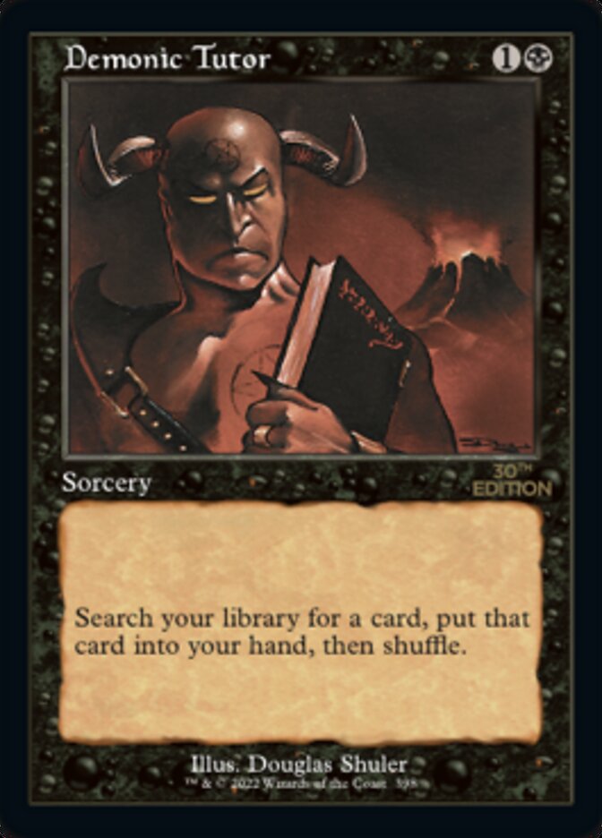 Demonic Tutor (Retro) [30th Anniversary Edition] | Total Play