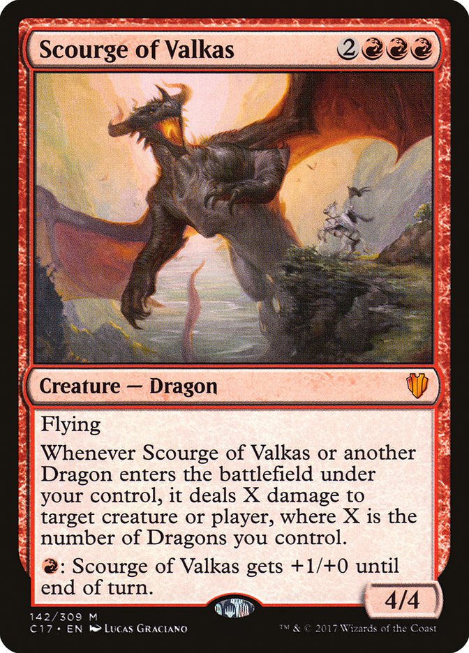 Scourge of Valkas [Commander 2017] | Total Play