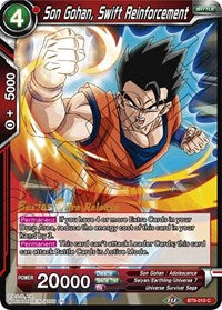 Son Gohan, Swift Reinforcement (BT9-010) [Universal Onslaught Prerelease Promos] | Total Play