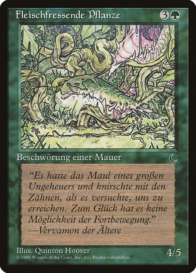 Carnivorous Plant (German) - "Fleischfressende Pflanze" [Renaissance] | Total Play