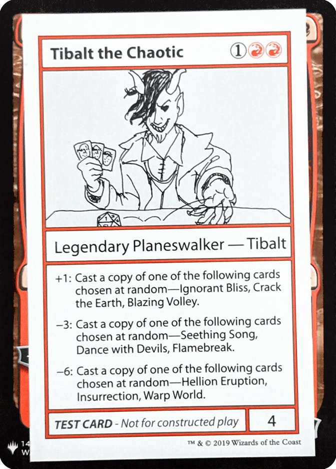 Tibalt the Chaotic [Mystery Booster Playtest Cards] | Total Play