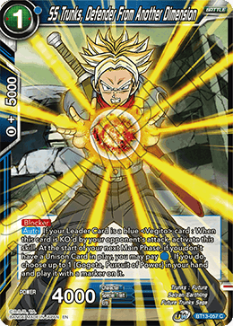 SS Trunks, Defender From Another Dimension (Common) (BT13-057) [Supreme Rivalry] | Total Play