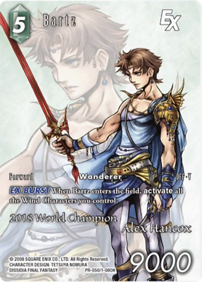Bartz EX (2018 World Champion) [Opus I Promo Cards] | Total Play