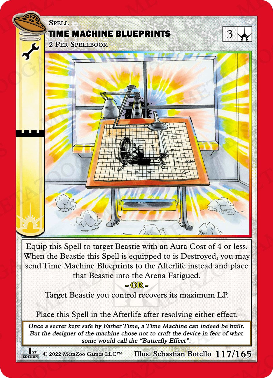 Time Machine Blueprints [Cryptid Nation: UFO First Edition] | Total Play