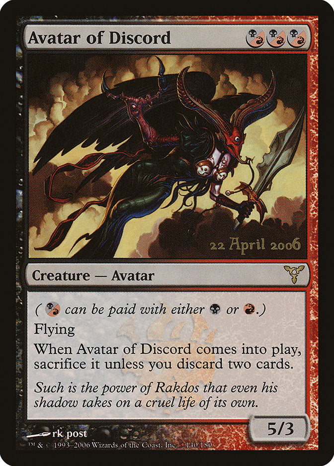 Avatar of Discord [Dissension Promos] | Total Play