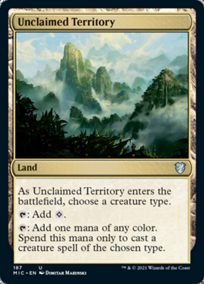 Unclaimed Territory [Innistrad: Midnight Hunt Commander] | Total Play