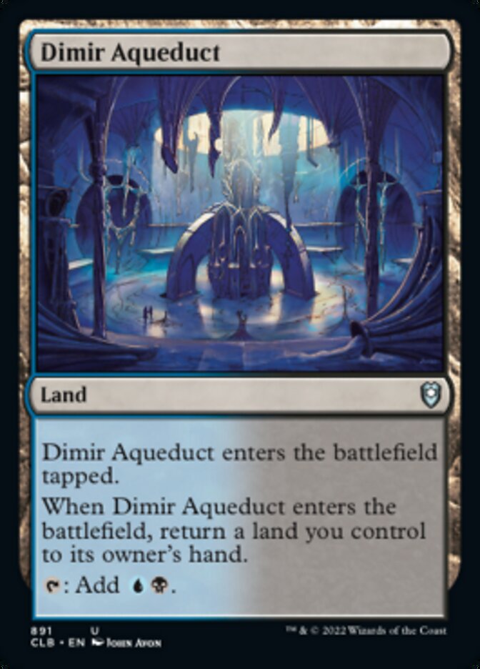 Dimir Aqueduct [Commander Legends: Battle for Baldur's Gate] | Total Play