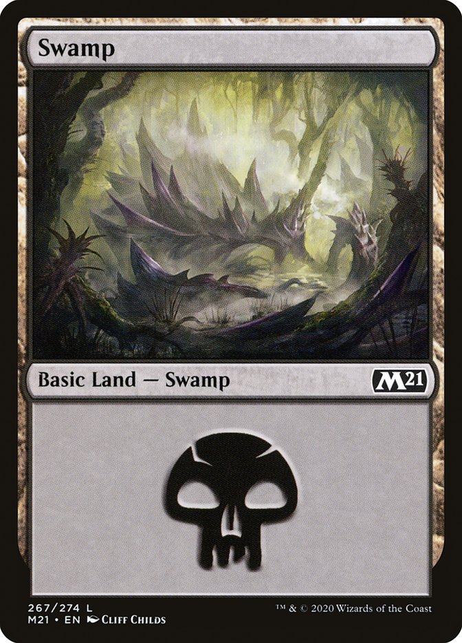 Swamp (267) [Core Set 2021] | Total Play