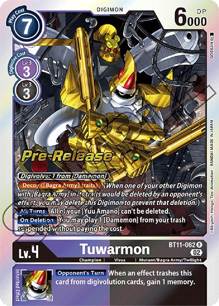 Tuwarmon [BT11-082] [Dimensional Phase Pre-Release Promos] | Total Play