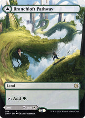 Branchloft Pathway // Boulderloft Pathway (Borderless Alternate Art) [Zendikar Rising] | Total Play